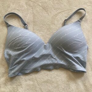 Pink Wireless push up bra size large